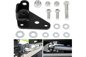 LAIKOU 8007 Steering Stabilizer Relocation Bracket Replacement Parts fit for Wrangler JK JKU 2007-2018