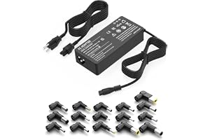 SZGUDULO 90W Universal AC Adapter Laptop Charger for Dell HP Acer 16 Tips | Laptop Charger Compatible with Dell HP Acer Asus IBM Sony Fujitsu Gateway Notebook Ultrabook Chromebook Power Supply Cord