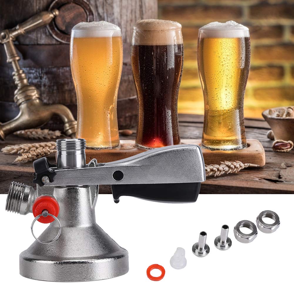 Acogedor Beer Keg Coupler, G Type Beer Tap Keg Coupler Beer Keg