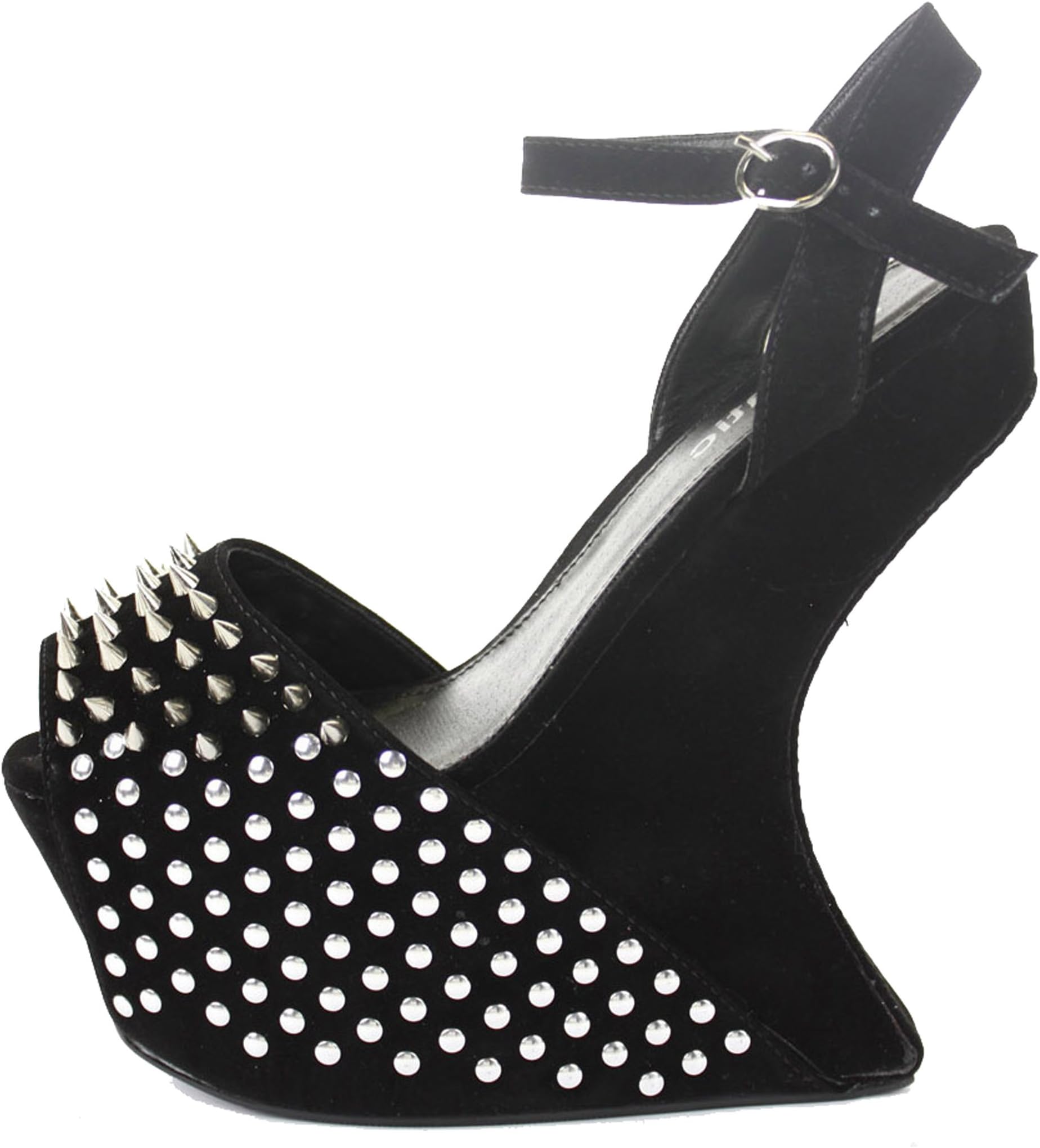 ShoeFashionista Ladies Platform Wedges High Heel Peeptoe Bridal Wedge Shoes Sandals Size Boutique Bag