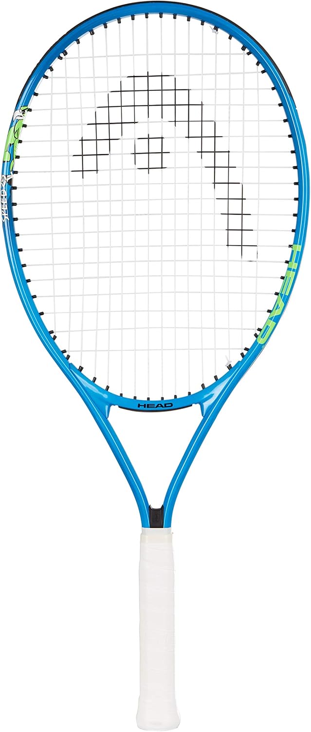 HEAD Speed Kids Tennis Racquet - Beginners Pre-Strung Head Light Balance Jr Racket - 25", Blue : Garden & Outdoor