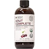 Complete Natural Products Uric Acid Complete - 8oz Liquid Supplement to Support Uric Acid Cleanse, Kidney Health & Circulation with Apple Cider Vinegar, Tart Cherry, & Beet Root.