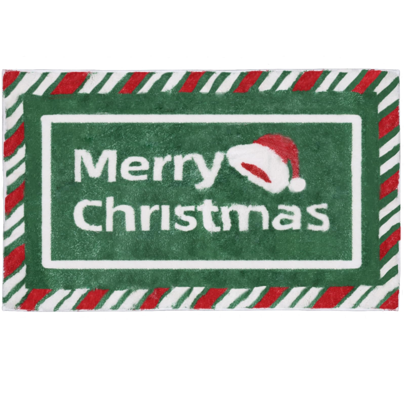 Photo 1 of Inshere Merry Christmas Door Mat,Super Soft Christmas Rug Outdoor Rug, Low Profile Floor Bath Mat Welcome Mat, Front Doormat Non Slip Mats for Entryway 31.5"x19.6"