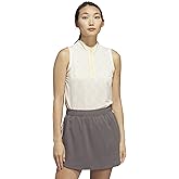 Adidas Womens Women's Ultimate365 Ottoman Printed Sleeveless Polo Shirt