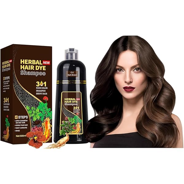 FORDAYS Hair Shampoo 3本セット Instant Hair Dye Shampoo 3 in 1 for Gray Hair Coverage-500ML Hair