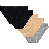 Columbia womens 4-way Stretch Cotton Bikini 5-pack