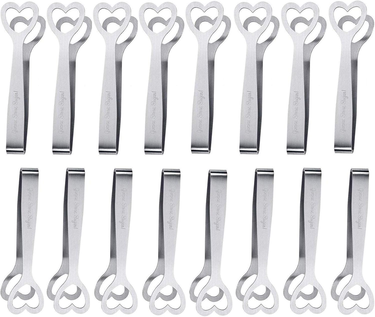 10-teiliges Edelstahl-Zangenset Für Candybar, Küche & Party - Vielseitige Servierzangen Für Süßigkeiten, Eiswürfel & Mehr