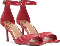 Vince Camuto Women's FEBE Heeled Sandal, Salsa, 11
