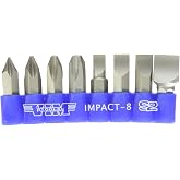 Vim Tools Impact-8 Impact Quality S2 Bit Set - 8 Piece