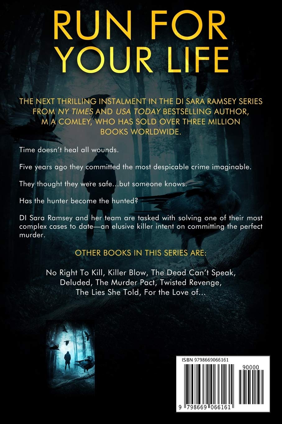 Amazon Run For Your Life Di Sara Ramsey Comley M A Hard Boiled