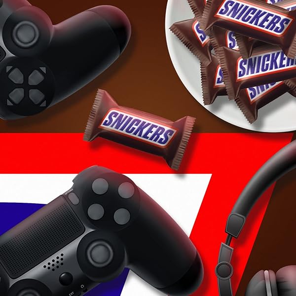 SNICKERS NFL FOOTBALL FUN SIZE CHOCOLATE CANDY BARS, 10.59 OZ BAG