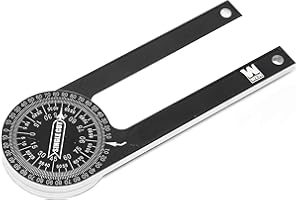 Wen ME175P 7.25-Inch Aluminum Alloy Miter Saw Protractor with Laser-Engraved Scales
