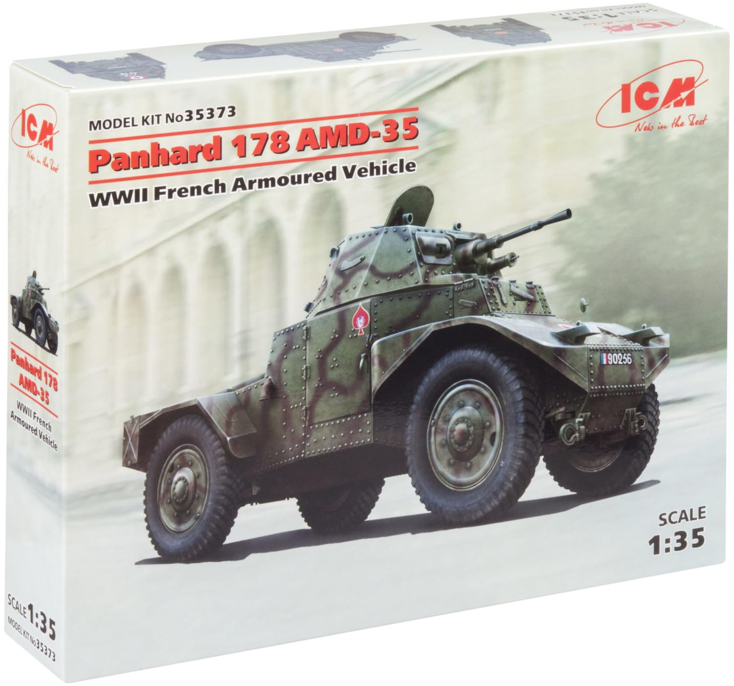 ICM ICM35373 1:35-Panhard 178 AMD-35,black