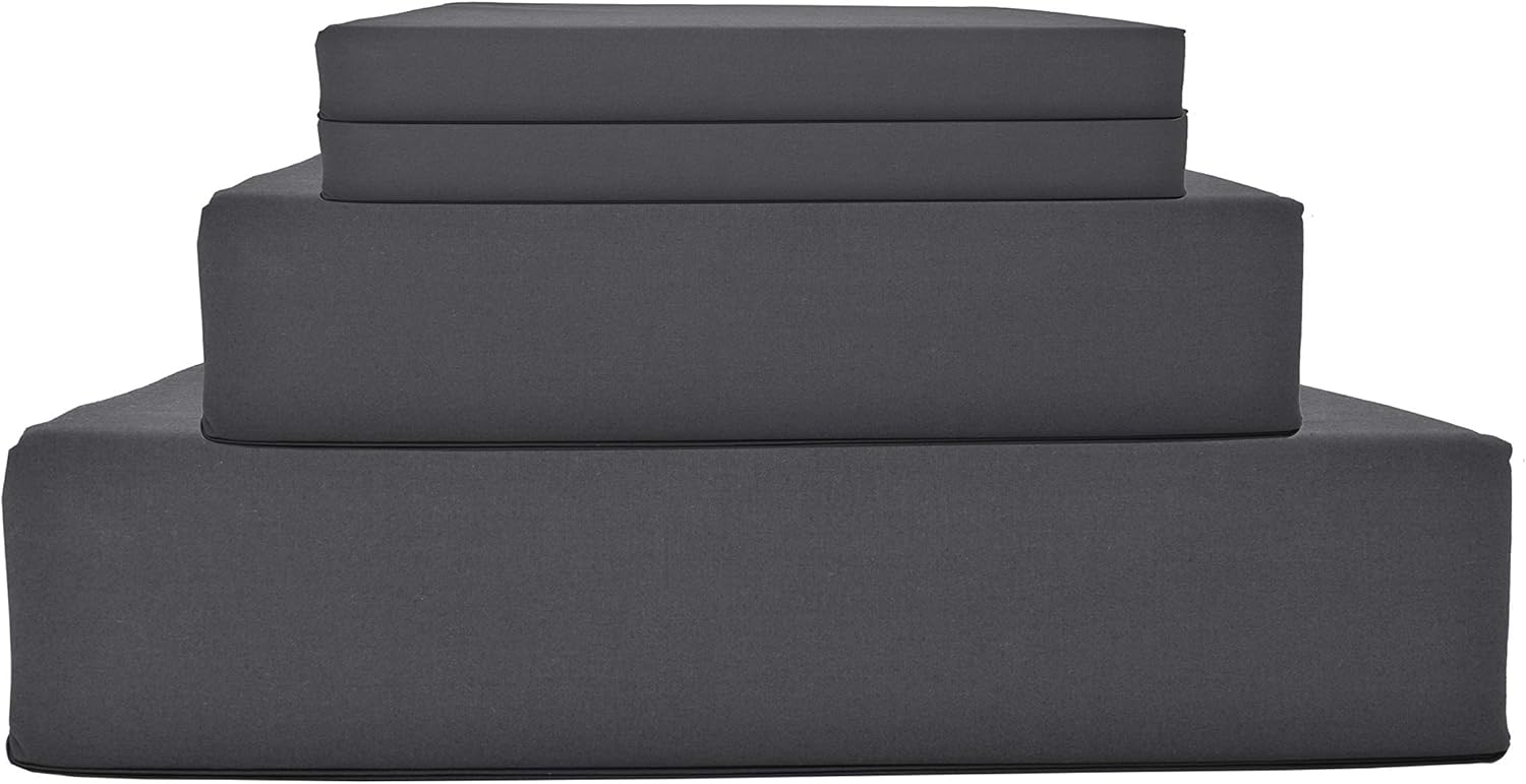 100% Cotton Percale Sheets King Size, Charcoal, Deep Pocket, 4 Piece - 1 Flat, 1 Deep Pocket Fitted Sheet and 2 Pillowcases, Crisp and Strong Bed Linen