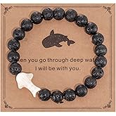 HUTIMY Whale Shark Themed Gifts for Women Men Lovers Bracelet Christmas Ideas Whale Shark Bracelets