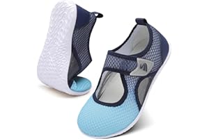 JIASUQI Water Shoes for Women Men Barefoot Quick Dry Swim Shoes Summer Wide Breathable Sandals Lightweight Aqua Socks for Poo