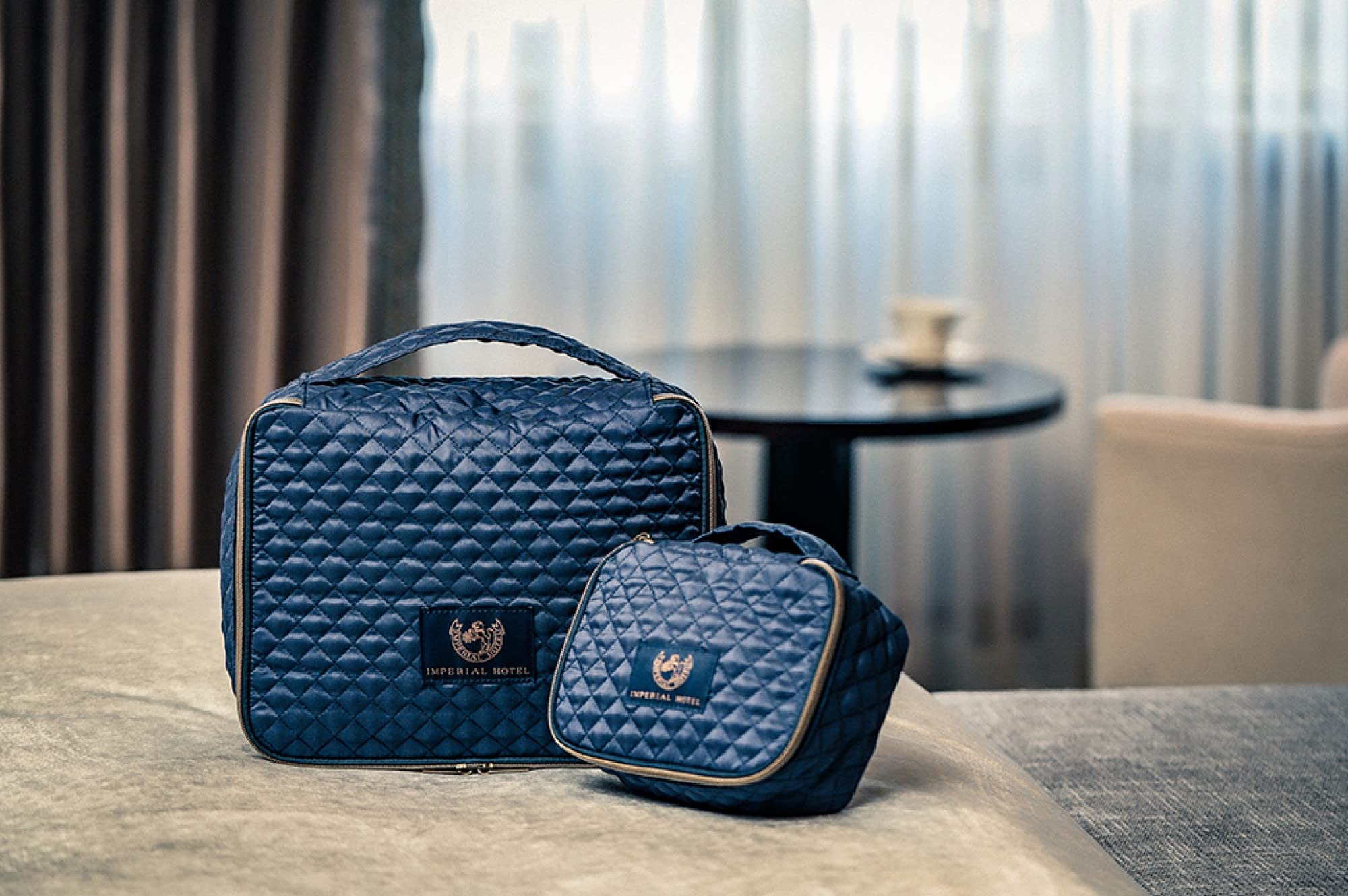 【帝国ホテル ムック本 付録】上品 軽量キルトポーチ SET