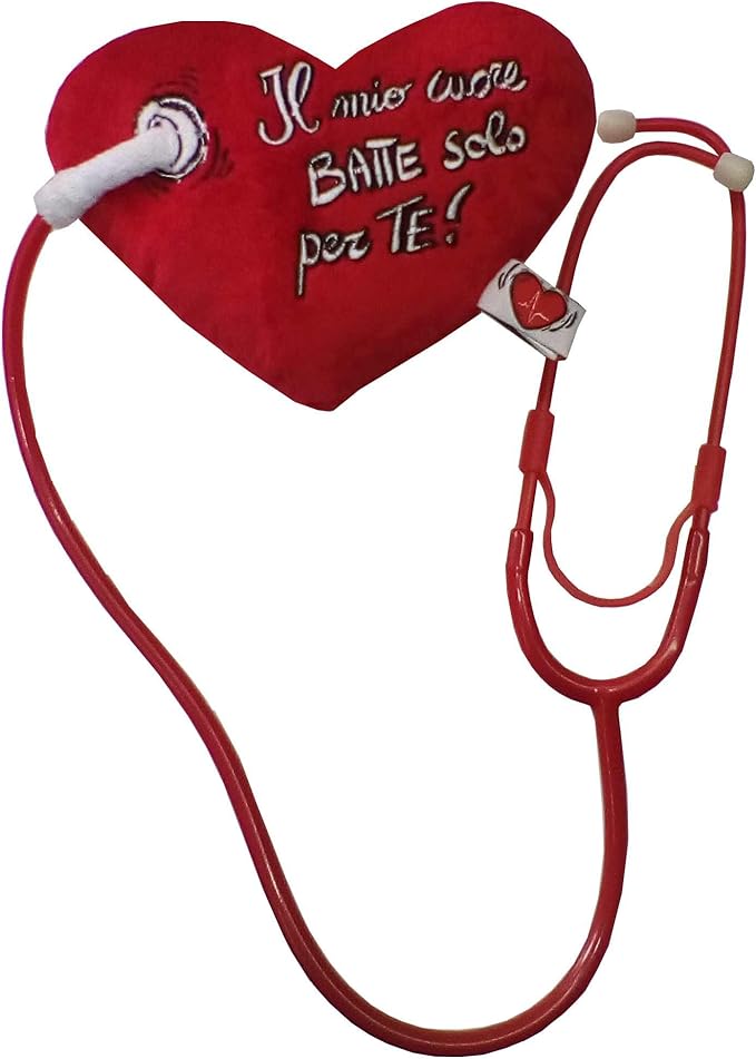 Cuscino Cuore Il Mio Cuore Batte Solo Per Te Con Battito Che Si Puo Ascoltare Amazon It Giochi E Giocattoli