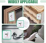 Tinshow 20 Pack DL7 Fire Safety Labels Green 9x9 cm Upholstery view 6