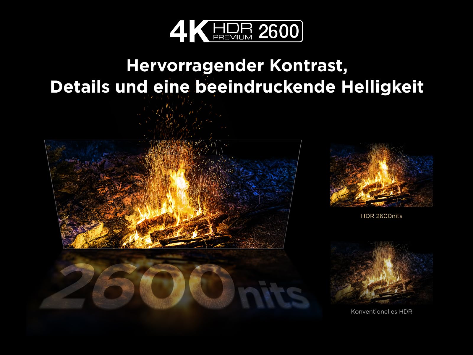 TCL 55C7K QD-Mini LED Fernseher, 55 Zoll, 4K HDR Premium, Dolby Vision IQ & Atmos, Bang & Olufsen Sound, Smart TV mit Google TV, 144Hz, HDMI 2.1, AMD FreeSync Premium Pro, AirPlay 2, Google Assistant 8