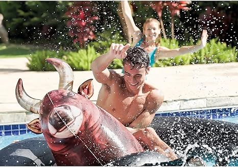 bull riding pool float amazon