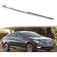 Front Right Passenger Garnish Chrome Molding Trim Replacement for 2011 2012 2013 2014 2015 Sonata 87771-3S000 87771-3S001