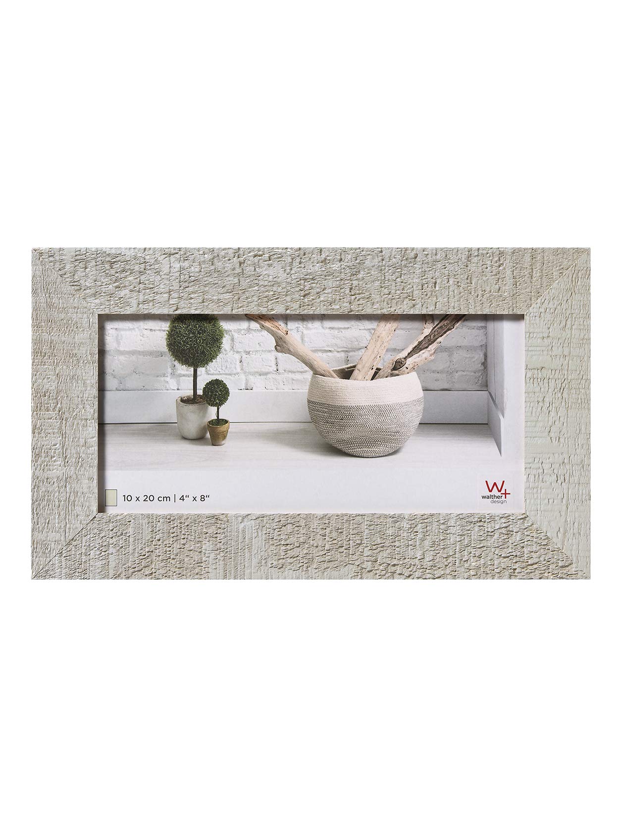 walther design Picture Frame Light Grey 10 x 20 cm Home Wooden Frame HO120X