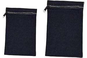 kowaku 2X Sew in Pocket with Zipper Clothes Inner Pockets Phone Pouch Sturdy Lightweight Invisible Coat Inside Pockets for Ja