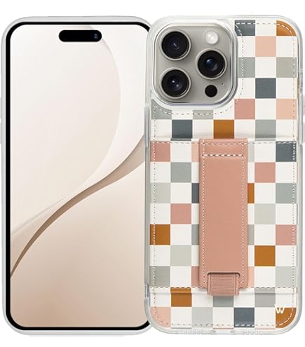 LLZ.COQUE For IPhone 15 Pro Max Glitter Case, Adjustable Hand Strap Stand Clear Cover For Girls Women, Transparent Four Corners Drop Protection Shockproof Phone Case For IPhone 15 Pro Max, Clear - View #13