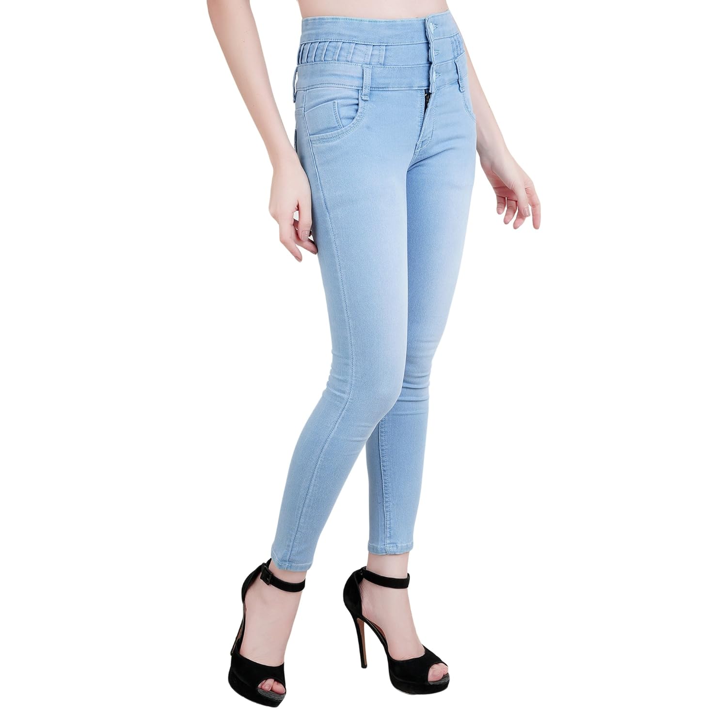 srw cotton lycra jeans - blue
