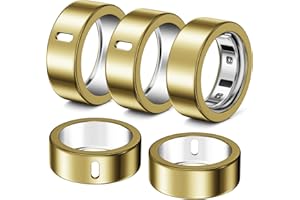 Hexasider 5 Pack Ultra-Thin Cover Compatible with Oura Ring Gen 4/Oura Ring Gen 3 Horizon/Heritage Protector, Abrasion-Resistant TPU Case for Women Men Working Out Gym Accessories, Size 8