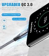 AviBrex 2-Pack USB C Cable 1M 3.1A Fast Charging Nylon Braided view 4