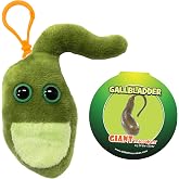 GIANT MICROBES Gallbladder Plush Keychain, Biology Stuffed Animal, Gallbladder Surgery Recovery Gifts, Gastroenterology Gifts, Get Well Gift, After Surgery Must Haves, Bag Charms