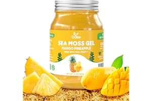 OALSE Sea Moss Gel Mango Pineapple Flavor - Natural Seamoss Gel with 92 Minerals and Vitamins - Non-GMO, Gluten-Free, Vegan - Immune Defense-15 OZ