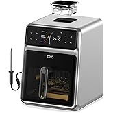 Dreo ChefMaker Combi Fryer, Cook like a pro with just the press of a button, Smart Air Fryer Cooker with Cook probe, Water Atomizer, 3 professional cooking modes, 6 QT
