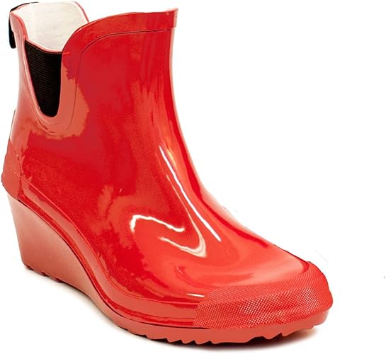 forever young wedge rain boots