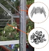 HONGCI 50 Pcs Z Clips for Greenhouse Glass Stainless Steel 304 view 3