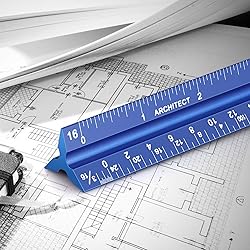12" Architectural Scale Ruler Aluminum Architect