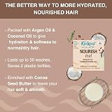 KinKind NOURISH me Conditioner Bar Coconut Argan Oil UK Made Vegan 50 Washes view 2