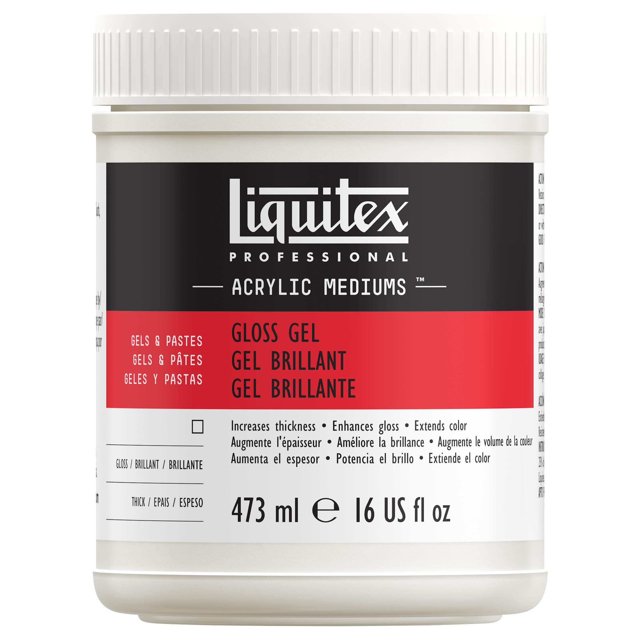 Liquitex Acrylic Medium, Transparent, 473 ml (Pack of 1) — image 1