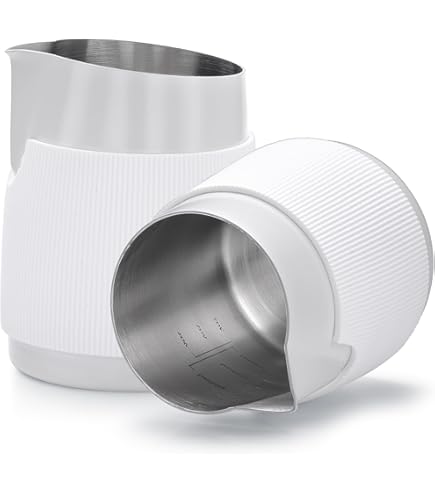 Amazon.com | Normcore Handleless Milk Pitcher with Round Spout