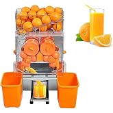 TECHTONGDA Commercial Juicer Machine, Orange Squeezer for 22-30 per Minute, Lemon Juice Extractor Citrus Juicer, Electric Ora