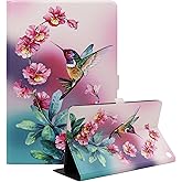 Case for Amazon Kindle Fire HD 10 and Fire HD 10 Plus 10.1" Tablet Cover | Slim Fit Leather Folio Case for Fire HD 10/10 Plus (13th/11th Gen, 2023/2021), with Auto Wake/Sleep, 02 Cute Bird