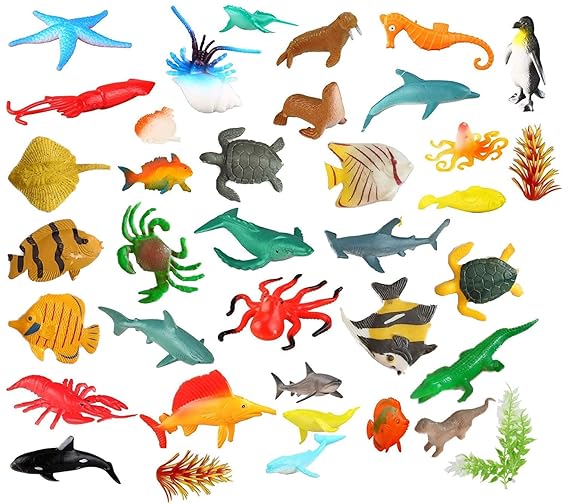 Buy SUPER TOY Aquatic Sea Animals Toy Figure Playing Set for Kids (Pack