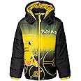 Pokemon Pikachu Zip Up Winter Coat Puffer Jacket Toddler to Big Kid Sizes (4-14-16)