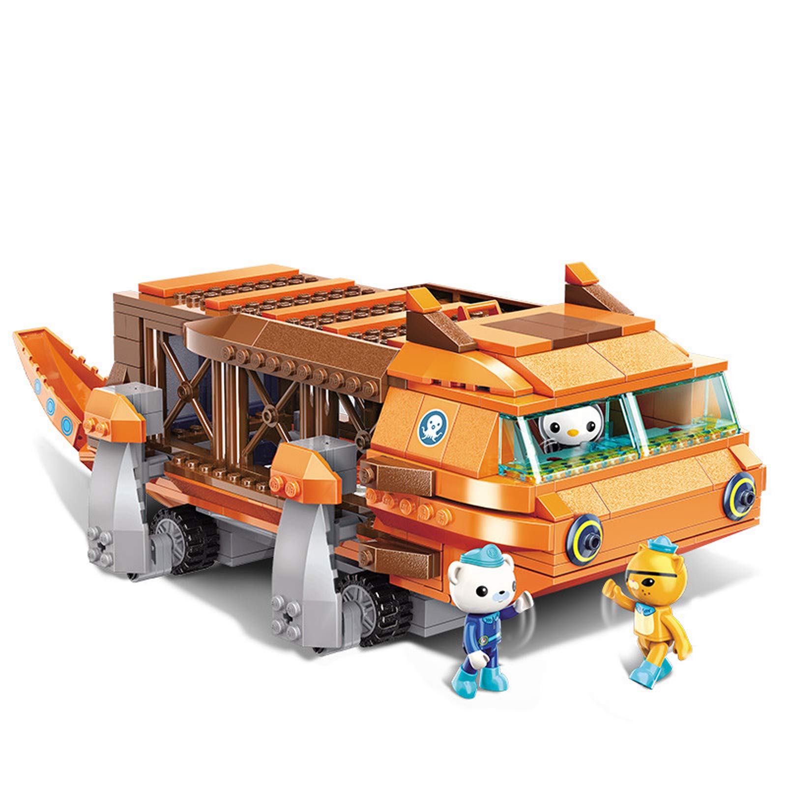 Photo 1 of BASEPLATES for Age 6+ Building Block Ocean Adventure Octonauts GUP-G Mobile Speeders Launcher & Barnacles Kwazii Peso 378pcs Building Brick Set-No Package Box (3706)