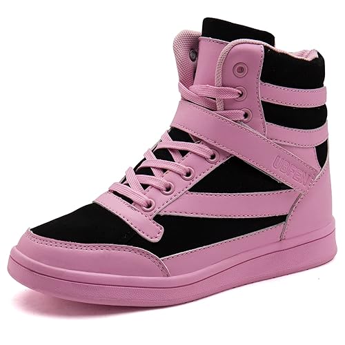 UBFEN Women's Shoes Hidden Wedges Fashion Sneakers Ankle
