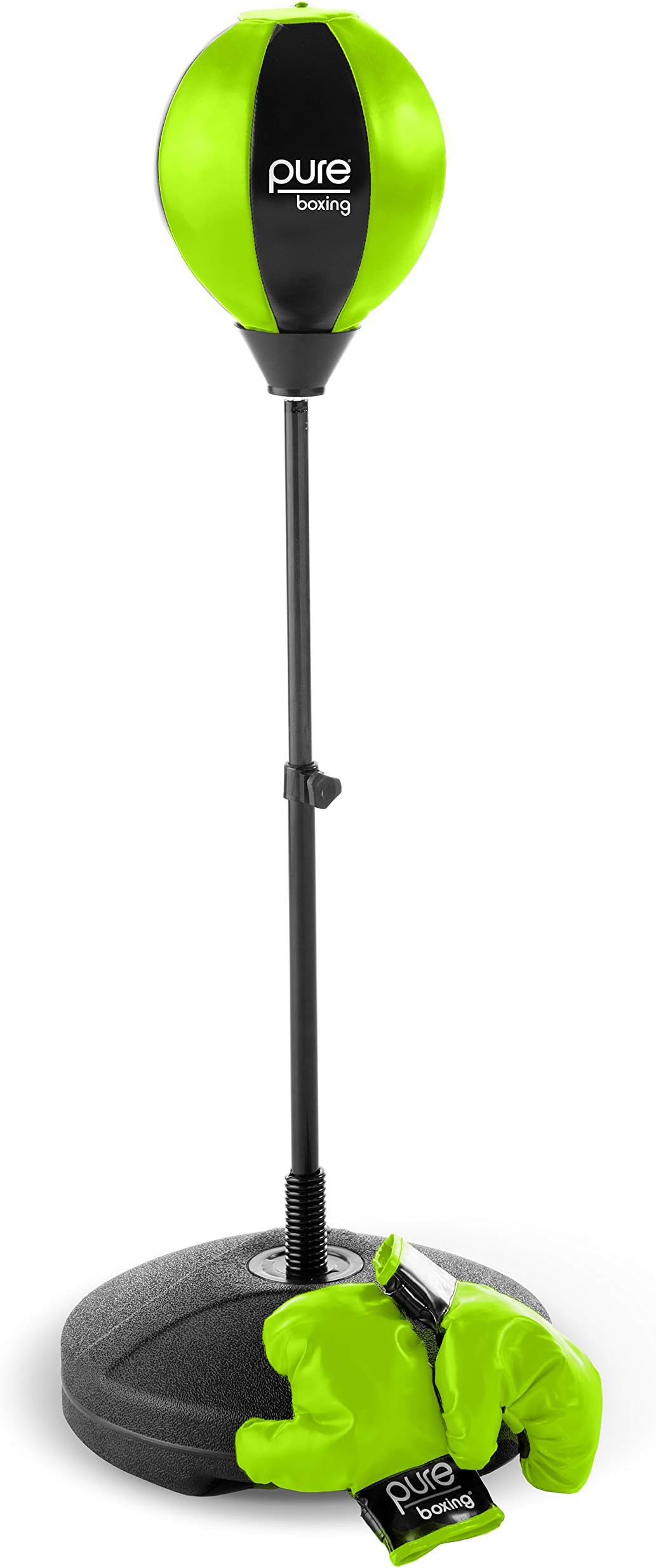 Pure Boxing Punch and Play Punching Bag for Kids - Green