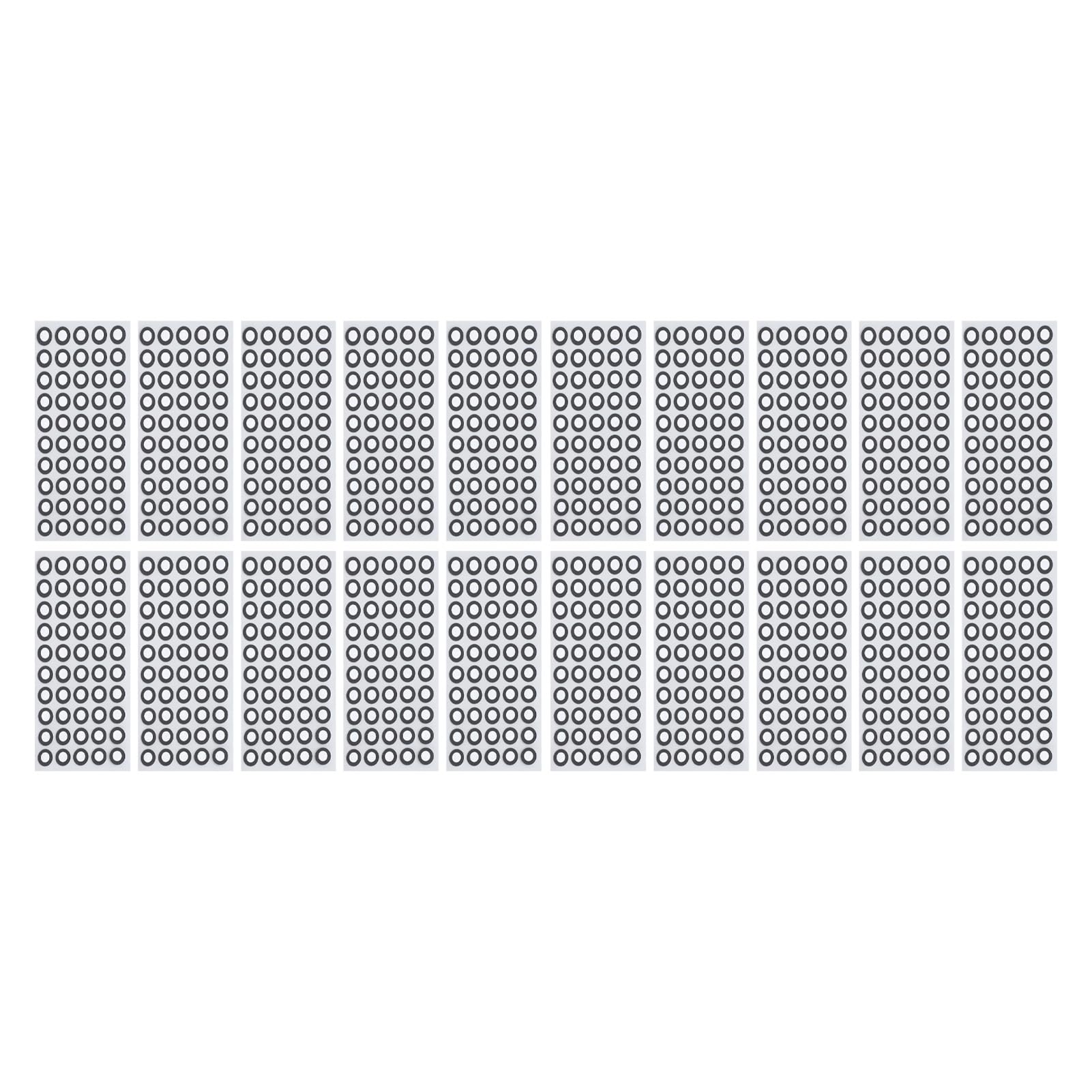 1000Pcs 6.0 Mm 3D Scanning Marker Accurate Tracking Dots Diffuse Reflection Markers for 3D Scanner ID 6mm OD 10mm