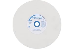 Norton 6-Inch Aluminum Oxide Grinding Wheel for Bench Grinders, Premium Quality, Very Fine Grit, Pack of 1